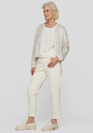 Rabe Palm Tree Embellished T Shirt, White