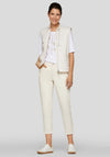 Rabe Padded Zipped Gilet, Cream