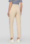 Rabe Zip Detail Slim Leg Trousers, Beige
