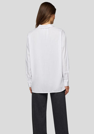 Rabe Embellished Sleeve Shirt, White