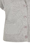 Rabe Knit Buttoned Waistcoat, Grey