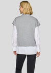 Rabe Knit Buttoned Waistcoat, Grey