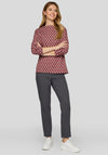 Rabe Zipped Slim Leg Trousers, Grey