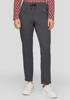 Rabe Zipped Slim Leg Trousers, Grey