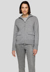 Rabe Zipped Wool Blend Jacket, Grey