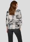 Rabe Graffiti Print Top, Grey