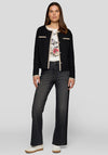 Rabe Button Front Knit Cardigan, Black