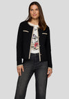 Rabe Button Front Knit Cardigan, Black