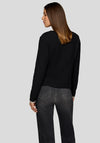 Rabe Button Front Knit Cardigan, Black