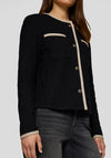 Rabe Button Front Knit Cardigan, Black