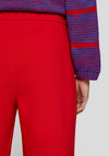 Rabe Straight Leg Trousers, Red