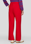 Rabe Straight Leg Trousers, Red