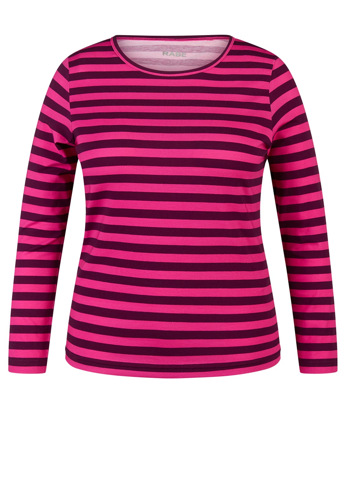 Rabe Striped Print Top, Pink and Wine