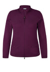Rabe Zipped Knit Jacket, Wine