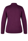 Rabe Zipped Knit Jacket, Wine