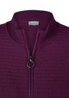 Rabe Zipped Knit Jacket, Wine