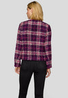 Rabe Boucle Check Jacket, Purple Multi
