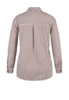 Rabe Striped Print Shirt, Wine and White