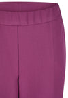 Rabe Elasticated Straight Leg Trousers, Purple