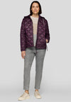 Rabe Quilted Puffer Jacket, Purple