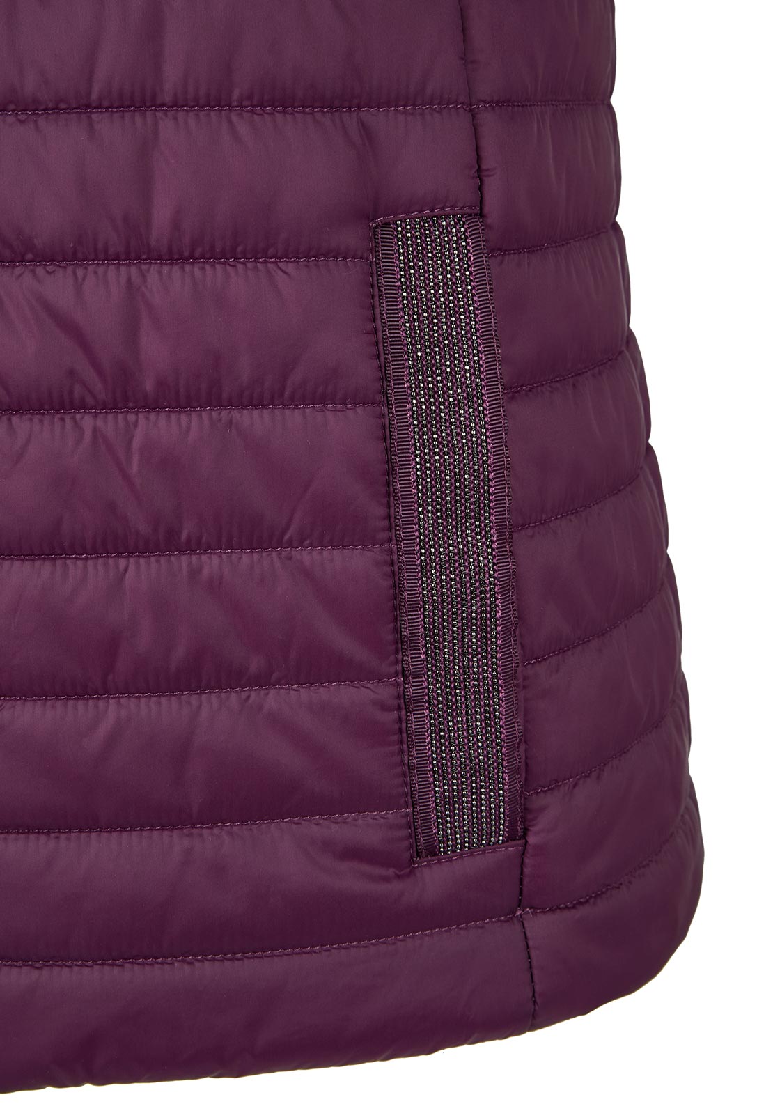 Rabe Lightly Padded Gilet, Purple