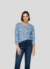 Rabe Polka Dot Print Top, Blue