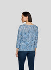 Rabe Polka Dot Print Top, Blue