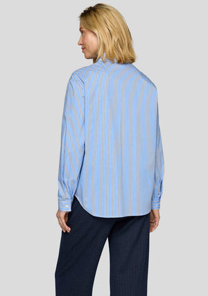 Rabe Striped Buttoned Shirt, Blue