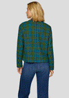 Rabe Houndstooth Blazer Jacket, Green & Blue