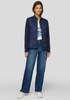 Rabe Zip Front Jacket, Navy