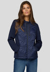 Rabe Zip Front Jacket, Navy