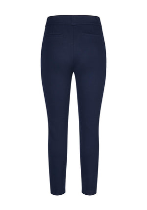 Rabe Zipped Slim Leg Trousers, Navy