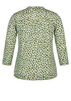 Rabe Animal Print Top, Green Multi