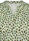 Rabe Animal Print Top, Green Multi