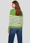 Rabe Abstract Print Top, Green Multi