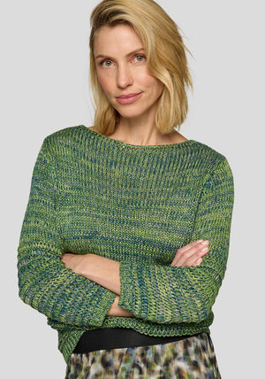 Rabe Space Dye Jumper, Green