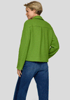 Rabe Textured Shirt Jacket, Green