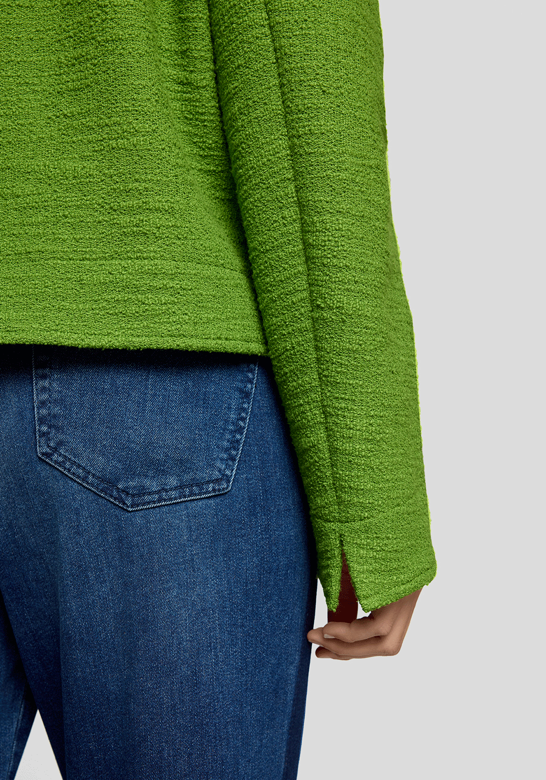 Rabe Textured Shirt Jacket, Green