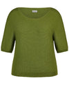 Rabe Round Neck Sweater, Green Multi