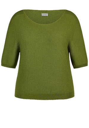 Rabe Round Neck Sweater, Green Multi