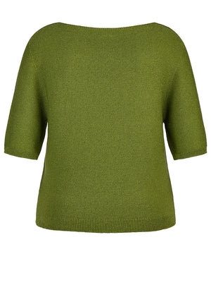 Rabe Round Neck Sweater, Green Multi