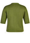 Rabe Short Sleeve Button Cardigan, Green