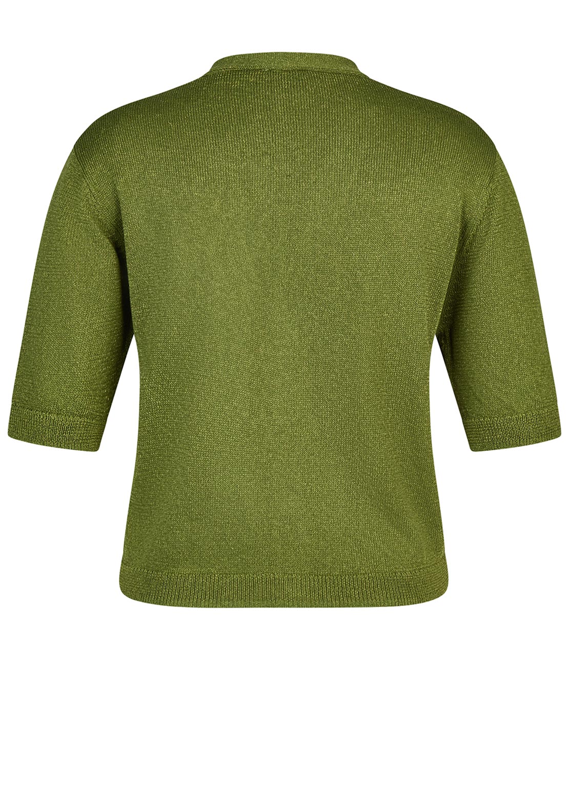 Rabe Short Sleeve Button Cardigan, Green
