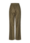 Rabe Jacquard Satin Feel Trousers, Green