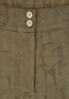 Rabe Jacquard Satin Feel Trousers, Green