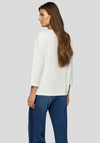 Rabe Embellished City Scape Top, White