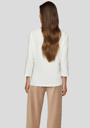 Rabe Embellished Front Top, White