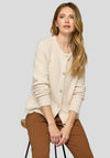 Rabe Knit Buttoned Cardigan, Cream