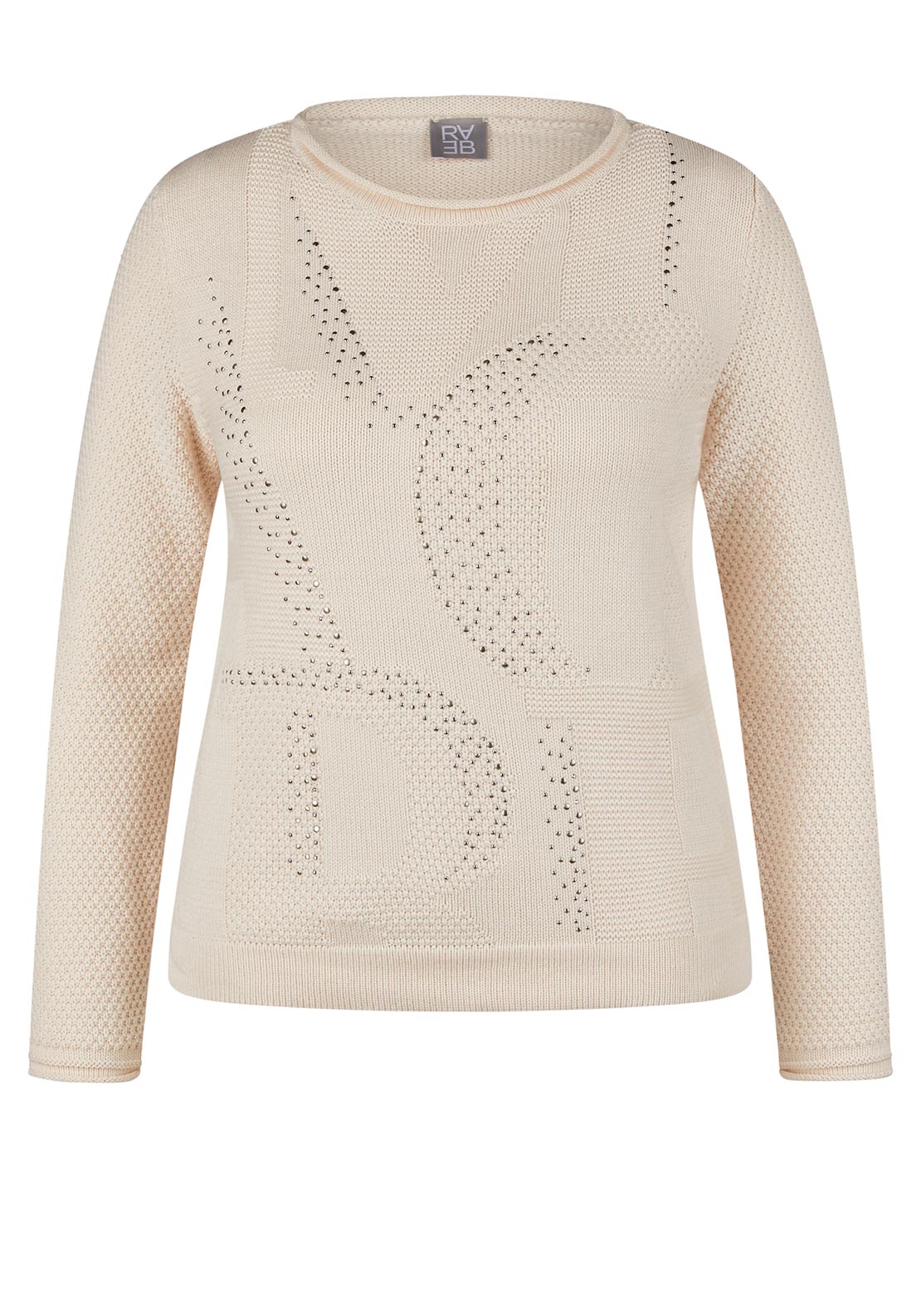 Rabe Embellished Knit Jumper, Cream