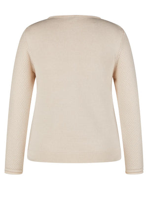 Rabe Embellished Knit Jumper, Cream